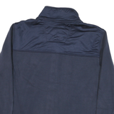 NAUTICA Mens Navy Zip Jacket L Cotton Blend Casual Lightweight Warm