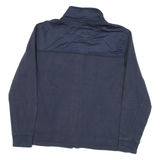 NAUTICA Mens Navy Zip Jacket L Cotton Blend Casual Lightweight Warm