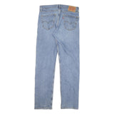LEVI'S 505 Mens Jeans Blue Regular Straight Denim Medium W34 L34 Classic Fit Zip