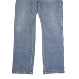 DICKIES Mens Jeans Blue Regular Straight Denim Medium W36 L31 Workwear Cotton