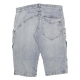 SAMS JEANS Mens Shorts Blue Casual XL W38 Large Pockets Cotton Blend