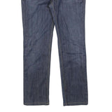 LEVI'S 571 Womens Jeans Blue Slim Straight Denim Medium W28 L28 Zip