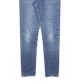 LEVI'S 520 Mens Jeans Blue Slim Skinny Denim Medium W32 L34 Zip Cotton Blend
