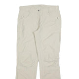 ICEPEAK Womens Beige Polyester Regular Fit Straight Trousers W32 L32 Outdoor