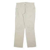 ICEPEAK Womens Beige Polyester Regular Fit Straight Trousers W32 L32 Outdoor