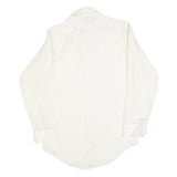 SUPREME Mens White Shirt M Button Down Polyester Blend Casual Stylish