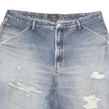 ROUTE 66 Mens Denim Blue Casual XL W40 Distressed Cotton Blend Shorts