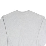 PUMA Womens Grey Sweatshirt Pullover XL Cotton Blend Crew Neck Casual Sportswear