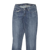 LEVI'S Womens Blue Slim Skinny Denim Medium W25 L29 Classic Fit Zipped Jeans