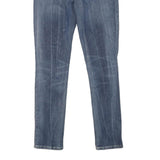 LEVI'S Womens Blue Slim Skinny Denim Medium W25 L29 Classic Fit Zipped Jeans