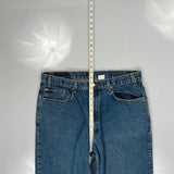 Levis 550 Jeans - 36W 32L Blue Cotton