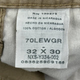 Wrangler Cargo Pants - 32W 30L Khaki Cotton