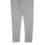 SILVIAN HEACH Womens Cotton Blend Grey Slim Tapered Trousers W34 L32 Elegant Fit
