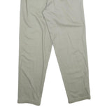 Womens Cotton Beige Regular Fit Straight Leg Trousers W28 L32 Classic Comfort
