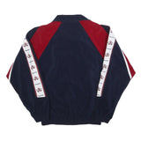 RISS-SPORT Boys Navy & Red Track Jacket 16Y Cotton Blend Zip Sportswear