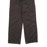 CARHARTT Mens Cotton Blend Brown Regular Fit Straight Trousers W29 L32 Workwear