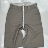Dickies Chino Shorts - 32W 12L Gray Polyester Blend