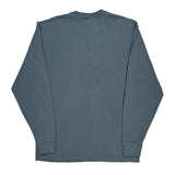 Carhartt Long Sleeve T-Shirt - Small Blue Cotton