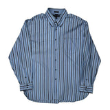 Tommy Hilfiger Striped Shirt - XL Blue Cotton