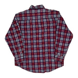 Dickies Checked Flannel Shirt - Large Blue Cotton