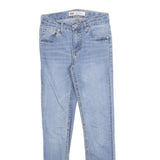 LEVI'S 510 Girls Jeans Blue Slim Skinny Denim Light W25 L28 Cotton Blend Zip