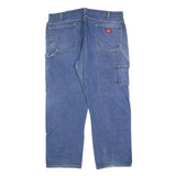 DICKIES Mens Relaxed Blue Denim Light W42 L30 Jeans Zip Closure Workwear