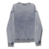 GUESS JEANS Mens Blue Round Neck S Sweatshirt Cotton Casual Pullover