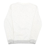 NBA Womens White Sweatshirt Chicago Bulls Crew Neck M Cotton Blend Pullover