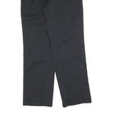 DICKIES Mens Cotton Blend Black Regular Fit Straight Leg Trousers W33 L32