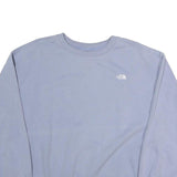 THE NORTH FACE Womens Blue Crew Neck XS Cotton Sweatshirt Casual Outdoor