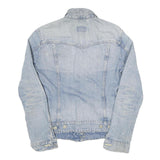 LEVI'S Womens Blue Denim Button Jacket XS Cotton Blend Classic Fit