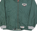 LEVI'S Mens Green Bomber Jacket M Polyester Zip Pocketed Casual Outerwear