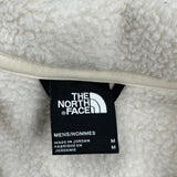 The North Face Fleece Jacket - Medium Cream Polyester