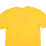 ADIDAS Mens Yellow All Gold Everything Graphic T-Shirt L Short Sleeve Crew Neck