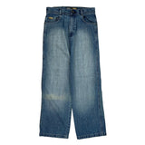 Southpole Graphic Jeans - 29W 28L Blue Cotton