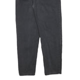 LEVI'S Mens Relaxed Black Denim Jeans W34 L31 Zip Closure Cotton Blend