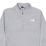 THE NORTH FACE Mens Light Grey Plain Pullover Crew Neck Basic Knit Jumper S