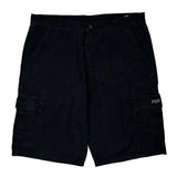 Wrangler Cargo Shorts - 36W 9L Black Cotton