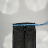 501 Levis Jeans - 30W UK 10 Grey Cotton