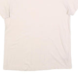 ADIDAS Womens Cream & White Classic T-Shirt S Short Sleeve Crew Neck Cotton