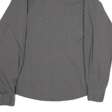WRANGLER Mens Grey & Light Grey Shirt L Cotton Blend Long Sleeve Casual