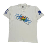 Single Stitch 1989 Twin Cities Marathon Fruit Of The Loom Graphic T-Shirt - Large White Cotton