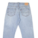 LEVI'S 550 Straight Mens Jeans Light Blue Regular Straight Denim W38 L29 Zip