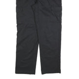 RED KAP Mens Cotton Blend Black Regular Fit Straight Leg Trousers W36 L34