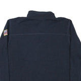 THE NORTH FACE Mens Navy Blue Casual Jacket 2XL Polyester Blend Zip Outerwear