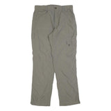 SALEWA Womens Regular Beige Polyester Blend Zip Trousers Cargo W32 L32 Outdoor