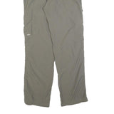 SALEWA Womens Regular Beige Polyester Blend Zip Trousers Cargo W32 L32 Outdoor