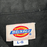 Zimmark Dickies Short Sleeve Shirt - Large Black Cotton