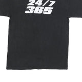 WWE Mens Black Boots 2 Asses Graphic T-Shirt M Short Sleeve Crew Neck