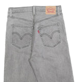 LEVI'S Womens Shorts Grey Denim Casual S W27 Button Fly Straight